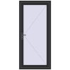 Ціноутворення Вхідні двері 950x2050 мм REHAU Euro-Design 60 ANTHRACITE_GREY_GLATT з двох сторін
