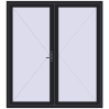 Ціноутворення Вхідні двері 1980x2200 мм REHAU Brillant-Design BLACK_ULTI-MATT з двох сторін