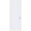 Ціноутворення Вхідні двері 890x2430 мм REHAU Euro-Design 60 Білий (RAL 9016) з двох сторін