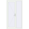 Ціноутворення Вхідні двері 1200x2200 мм REHAU Euro-Design 60 Білий (RAL 9016) з двох сторін