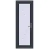 Ціноутворення Вхідні двері 700x1900 мм REHAU Euro-Design 60 ANTHRACITE_GREY_STRUKTURAL з двох сторін