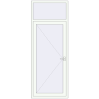 Ціноутворення Вхідні двері 950x2500 мм REHAU SYNEGO Білий (RAL 9016) з двох сторін