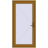 Ціноутворення Вхідні двері 940x1900 мм REHAU Euro-Design 60 LIGHT_OAK з двох сторін