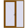 Ціноутворення Вхідні двері 1560x2100 мм REHAU Brillant-Design GOLDEN OAK з двох сторін