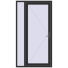 Ціноутворення Вхідні двері 1200x2200 мм REHAU SYNEGO ANTHRACITE_GREY_GLATT з двох сторін