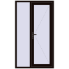 Ціноутворення Вхідні двері 1200x2100 мм REHAU Euro-Design 60 BLACK_BROWN з двох сторін