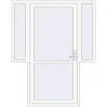 Ціноутворення Вхідні двері 1710x2150 мм REHAU Euro-Design 60 Білий (RAL 9016) з двох сторін