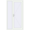 Ціноутворення Вхідні двері 1160x2090 мм REHAU Euro-Design 60 Білий (RAL 9016) з двох сторін