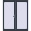 Ціноутворення Вхідні двері 1800x2100 мм REHAU Euro-Design 60 ANTHRACITE_GREY_STRUKTURAL ззовні