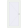 Ціноутворення Вхідні двері 1000x2100 мм REHAU Euro-Design 60 Білий (RAL 9016) з двох сторін