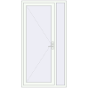 Ціноутворення Вхідні двері 1200x2300 мм REHAU Euro-Design 60 Білий (RAL 9016) з двох сторін