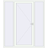 Ціноутворення Вхідні двері 1900x2200 мм REHAU Brillant-Design Білий (RAL 9016) з двох сторін