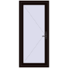 Ціноутворення Вхідні двері 900x2000 мм REHAU Euro-Design 60 BLACK_BROWN з двох сторін
