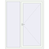 Ціноутворення Вхідні двері 1750x2200 мм REHAU Brillant-Design Білий (RAL 9016) з двох сторін