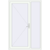 Ціноутворення Вхідні двері 1400x2100 мм REHAU Euro-Design 60 Білий (RAL 9016) з двох сторін