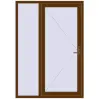 Ціноутворення Вхідні двері 1400x2000 мм REHAU Brillant-Design WALNUT з двох сторін