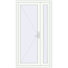 Ціноутворення Вхідні двері 1100x2080 мм REHAU Euro-Design 60 Білий (RAL 9016) з двох сторін