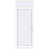Ціноутворення Вхідні двері 950x2400 мм REHAU Euro-Design 60 Білий (RAL 9016) з двох сторін