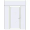 Ціноутворення Вхідні двері 2000x2600 мм REHAU Euro-Design 60 Білий (RAL 9016) з двох сторін
