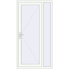 Ціноутворення Вхідні двері 1100x2100 мм REHAU Brillant-Design Білий (RAL 9016) з двох сторін
