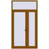 Ціноутворення Вхідні двері 1400x2600 мм REHAU Euro-Design 60 GOLDEN OAK з двох сторін