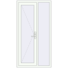 Ціноутворення Вхідні двері 1009x1960 мм REHAU Euro-Design 60 Білий (RAL 9016) з двох сторін