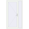 Ціноутворення Вхідні двері 1230x2200 мм REHAU Euro-Design 60 Білий (RAL 9016) з двох сторін