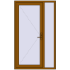 Ціноутворення Вхідні двері 1200x2000 мм REHAU Brillant-Design GOLDEN OAK з двох сторін