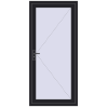 Ціноутворення Вхідні двері 1000x2050 мм REHAU Euro-Design 60 BLACK_ULTI-MATT з двох сторін