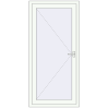 Ціноутворення Вхідні двері 900x1900 мм REHAU Euro-Design 60 Білий (RAL 9016) з двох сторін