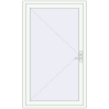 Ціноутворення Вхідні двері 1160x1960 мм REHAU Euro-Design 60 Білий (RAL 9016) з двох сторін