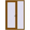 Ціноутворення Вхідні двері 1300x2000 мм REHAU SYNEGO GOLDEN OAK з двох сторін