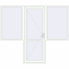 Ціноутворення Вхідні двері 2700x2300 мм REHAU SYNEGO Білий (RAL 9016) з двох сторін