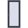 Ціноутворення Вхідні двері 950x2050 мм REHAU Euro-Design 60 ANTHRACITE_GREY_STRUKTURAL з двох сторін