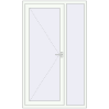 Ціноутворення Вхідні двері 1200x2000 мм REHAU Euro-Design 60 Білий (RAL 9016) з двох сторін