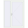 Ціноутворення Вхідні двері 1560x2100 мм REHAU Euro-Design 60 Білий (RAL 9016) з двох сторін