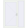 Ціноутворення Вхідні двері 1560x2015 мм REHAU Brillant-Design Білий (RAL 9016) з двох сторін
