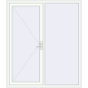 Ціноутворення Вхідні двері 1800x2100 мм REHAU Brillant-Design Білий (RAL 9016) з двох сторін