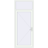 Ціноутворення Вхідні двері 1000x2500 мм REHAU Euro-Design 60 Білий (RAL 9016) з двох сторін