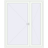 Ціноутворення Вхідні двері 1800x2200 мм REHAU Euro-Design 60 Білий (RAL 9016) з двох сторін
