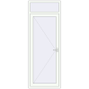 Ціноутворення Вхідні двері 890x2430 мм REHAU Euro-Design 60 Білий (RAL 9016) з двох сторін