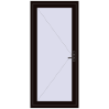 Ціноутворення Вхідні двері 900x2100 мм REHAU Euro-Design 60 BLACK_BROWN з двох сторін