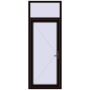 Ціноутворення Вхідні двері 900x2400 мм REHAU Euro-Design 60 BLACK_BROWN з двох сторін