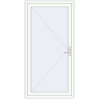 Ціноутворення Вхідні двері 1100x2100 мм REHAU Euro-Design 60 Білий (RAL 9016) з двох сторін