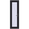 Ціноутворення Вхідні двері 600x1900 мм REHAU Euro-Design 60 BLACK_ULTI-MATT з двох сторін
