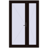Ціноутворення Вхідні двері 1400x2200 мм REHAU SYNEGO BLACK_BROWN з двох сторін