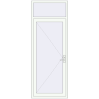 Ціноутворення Вхідні двері 950x2520 мм REHAU Brillant-Design Білий (RAL 9016) з двох сторін