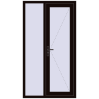 Ціноутворення Вхідні двері 1100x2005 мм REHAU Euro-Design 60 BLACK_BROWN з двох сторін