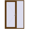 Ціноутворення Вхідні двері 1500x2200 мм REHAU SYNEGO WALNUT ззовні