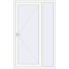 Ціноутворення Вхідні двері 1300x2100 мм REHAU Brillant-Design Білий (RAL 9016) з двох сторін